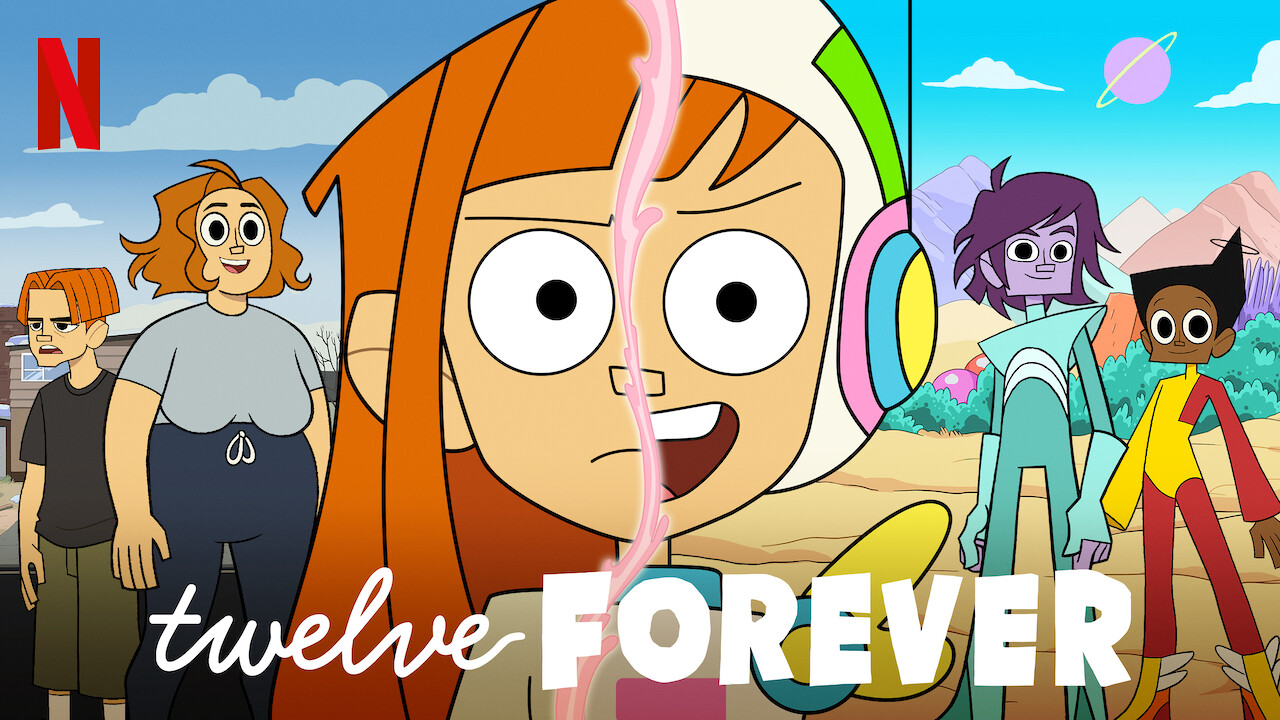 Включи forever. Twelve Forever. Вечно двенадцать мультсериал. Twelve Forever Реджи. Вечно двенадцать мультсериал арт.